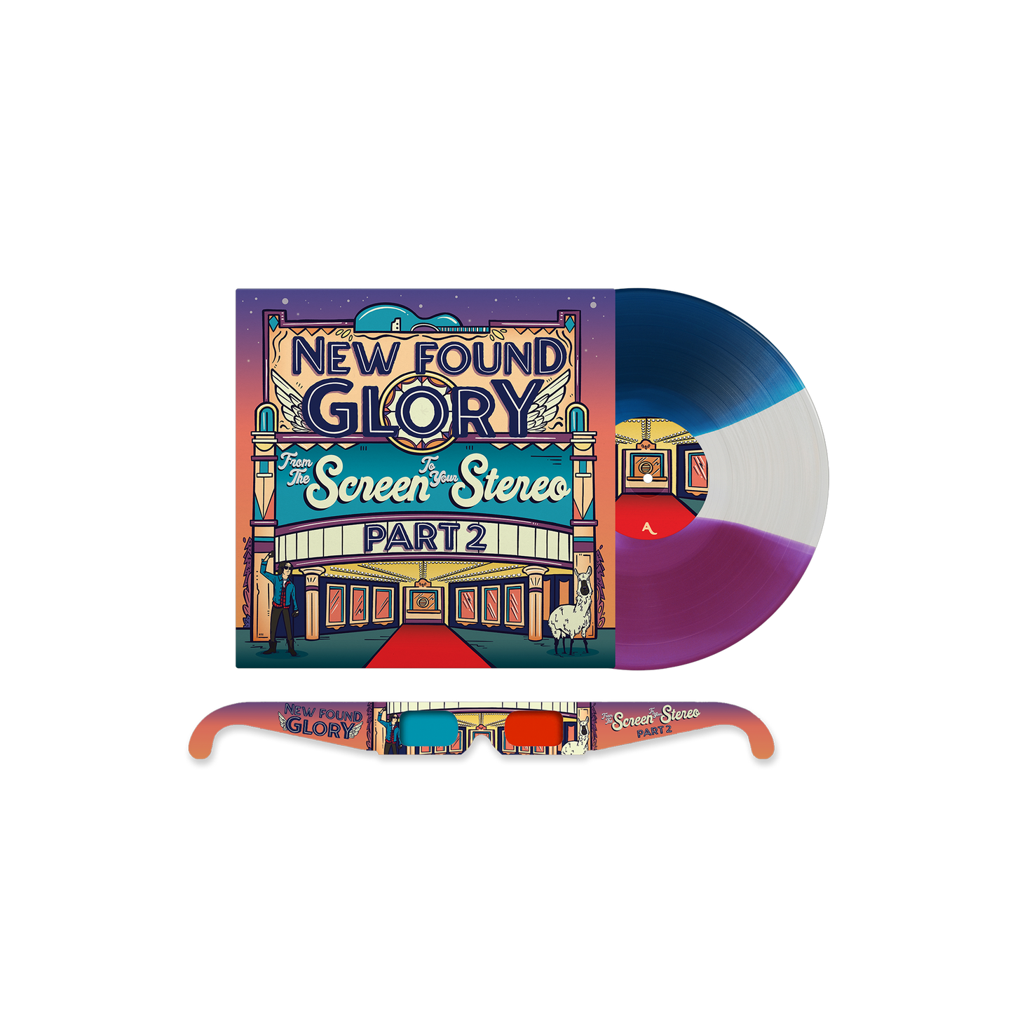 New Found Glory - From The Screen To Your Stereo Part 2 - Tri-Color Vinyl Bundle