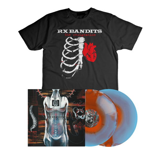 Rx Bandits - “The Resignation” 3 Color A Side B Side Double Vinyl + T-Shirt